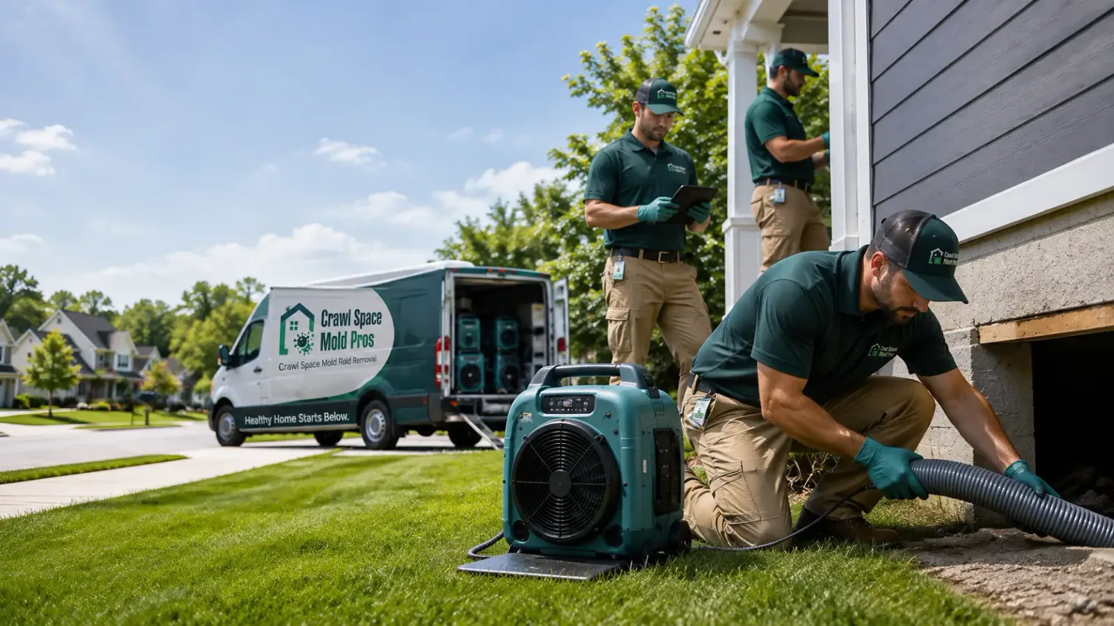 Crawl Space Mold Removal in Orlando, OK